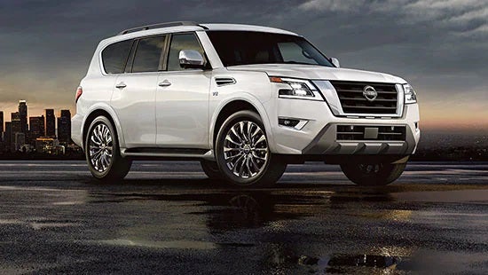 2023 Nissan Armada new 22-inch 14-spoke aluminum-alloy wheels. | Scott Clark Nissan in Charlotte NC