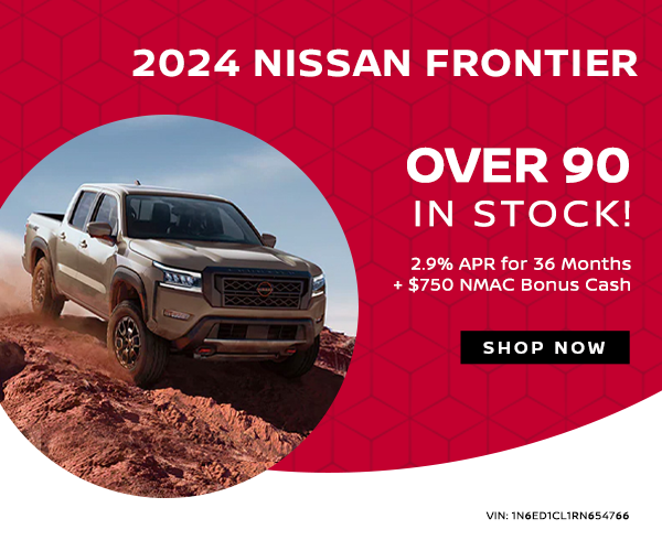 2024 Nissan Frontier: Over 90 In Stock! + 2.9% APR for 36 Mo